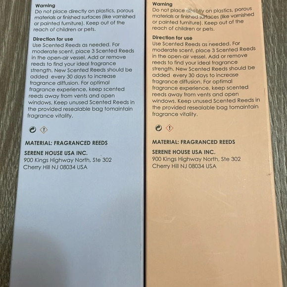 NWT Serene House Scented Reeds Relax and Energy Scent Bundle of Two - Picture 6 of 8